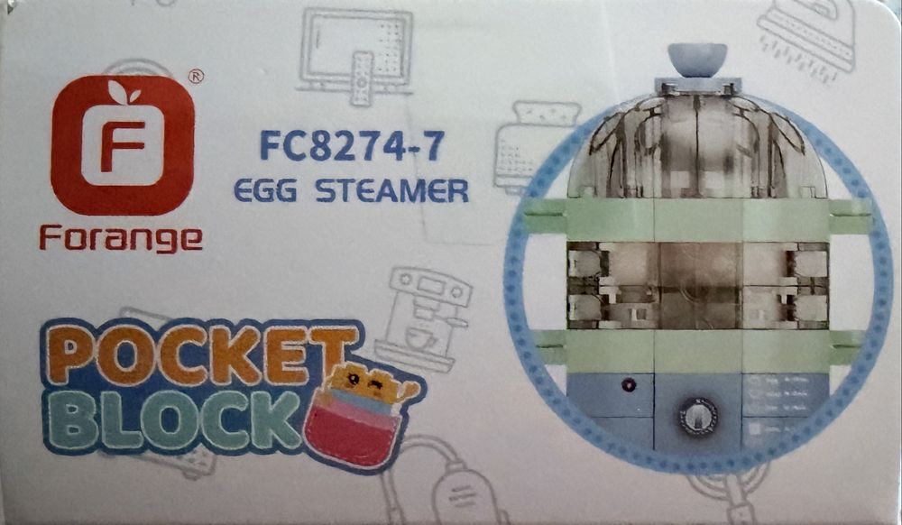 Klocki Forange „Egg Steamer” 103pcs 6+