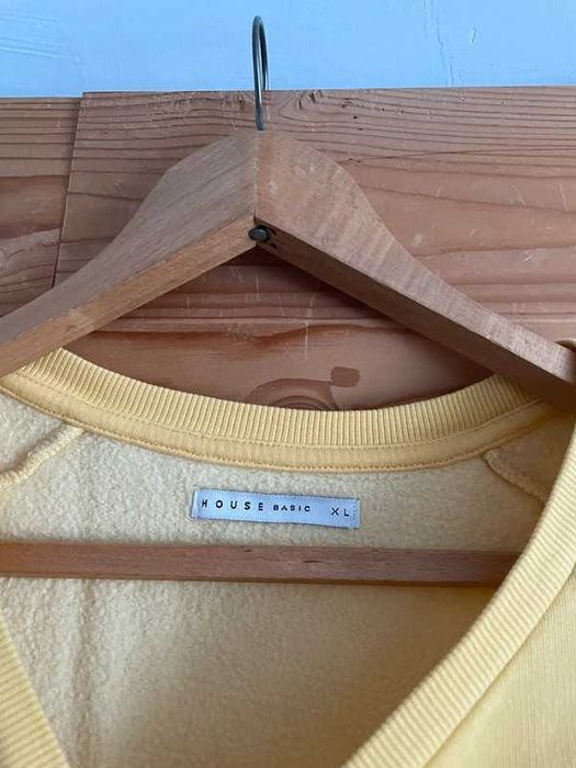 Bluza damska żółta, bawełna na jesień, do pracy, House, XL/42