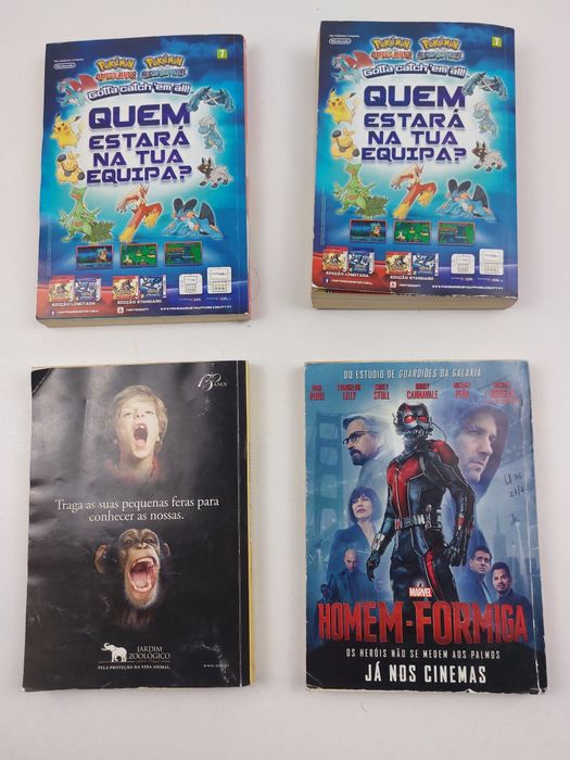 4 livros de banda de desenhada da Disney