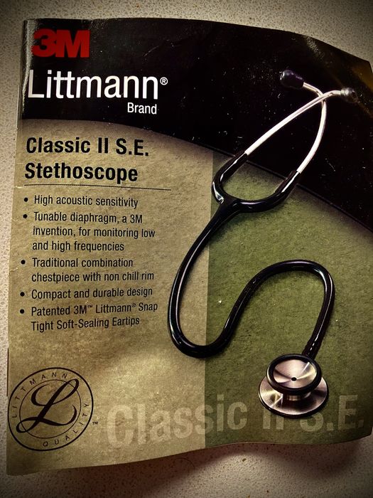 Estetoscópio Littmann Classic II - Black Edition