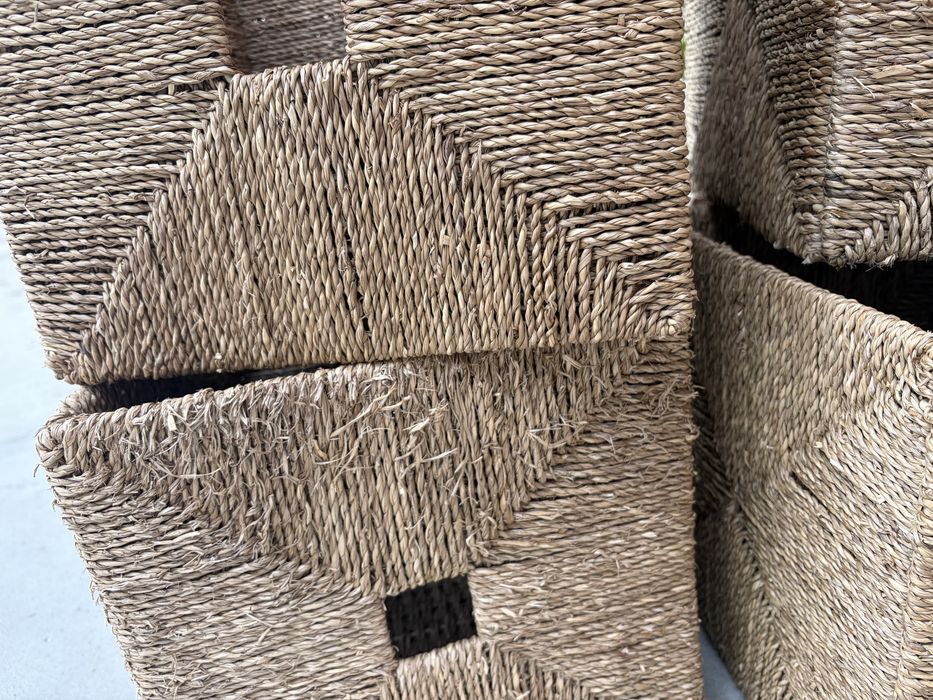 Cubos / cestos de arrumação palha Ikea