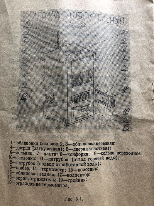 Твердопаливний котел на 23,2  1990 року випуску