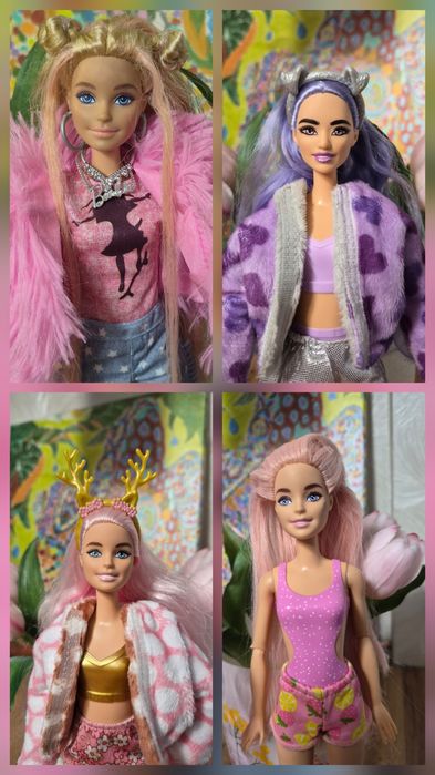 Barbie cutie reveal extra барби олень, цуцик