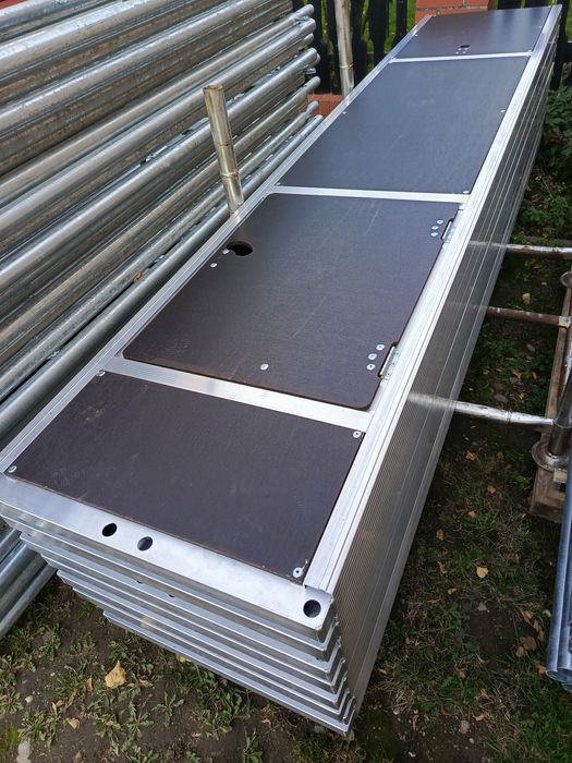 Rusztowanie elewacyjne plettac 9x6.4m nowe pletak poznańskie