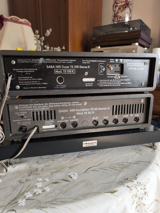 Saba Vs 80 Saba Ta 100 wzmacniacz tuner