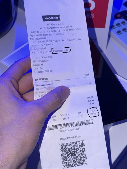 Xiaomi Redmi Note 15 Pro 5G (Preto) – 256GB – Novo