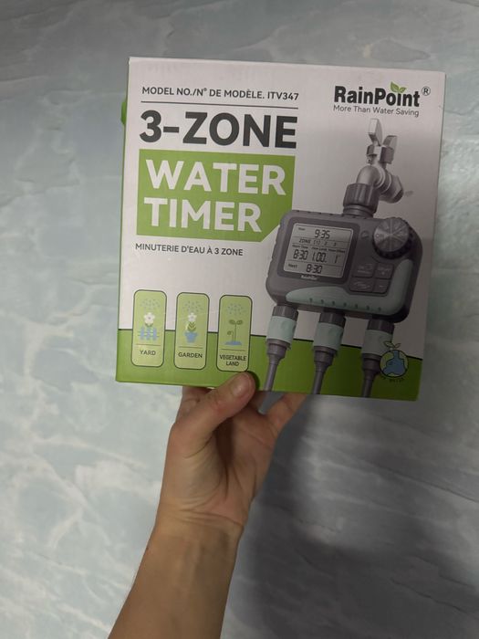 Электронное упрапоение 3-зонный таймер полив орошение полив таймер