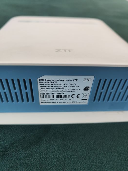 Bezprzewodowy Router ZTE