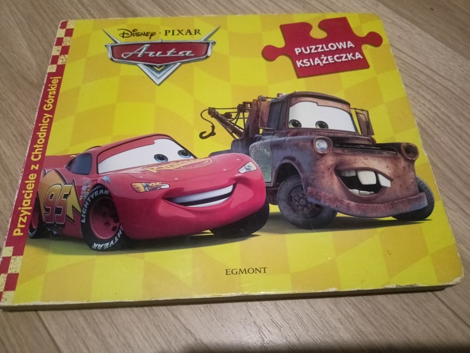 Książeczka puzzlowa Auta Cars