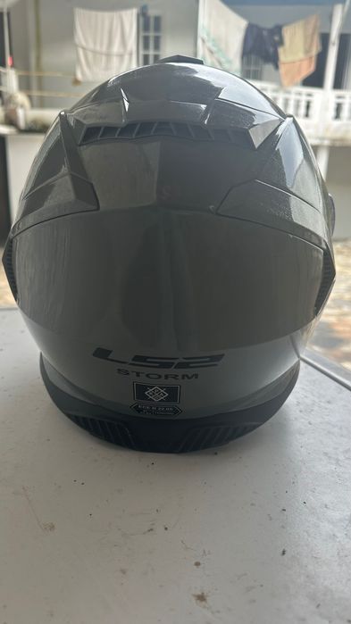 Capacete LS2 XL cinza