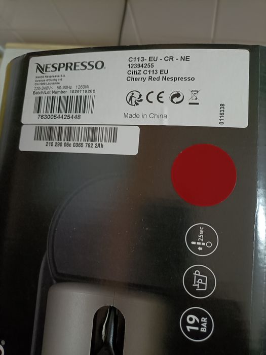 Máquina de café Nespresso Citiz