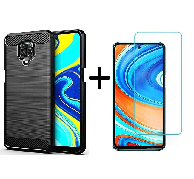 Etui pancerne + szkło do Xiaomi Redmi Note 9S / 9 Pro / 9 Pro Max