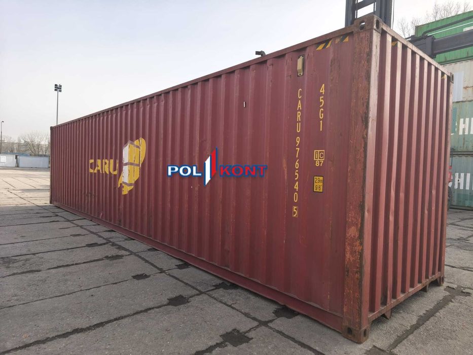 Kontener morski 12 metrowy, 40 HC wysoki / PZ