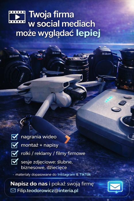 Profesjonalne nagrania wideo i fotografia
