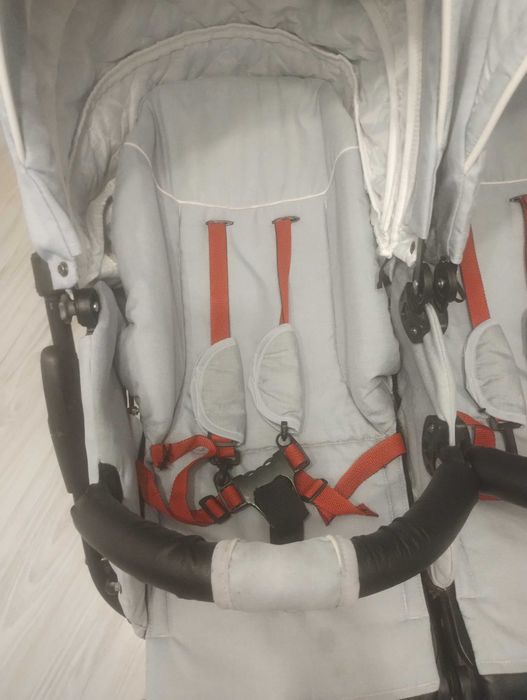 Wózek podwójny, gondola i spacerówka