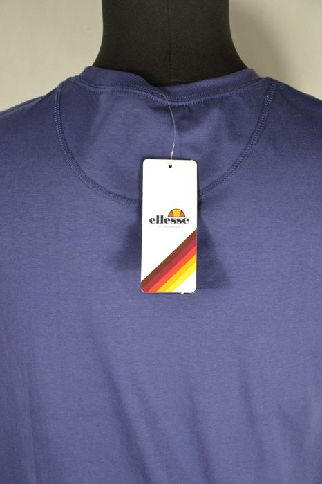 ELLESSE Big Logo Nowa Koszulka Męska S Tshirt Oryginalna  Bawełna 100%
