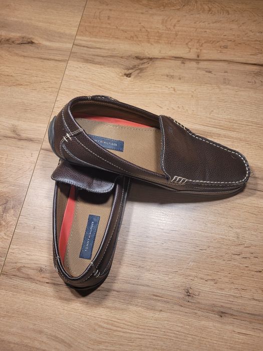 Buty Tommy Hilfiger 43 skóra brązowa