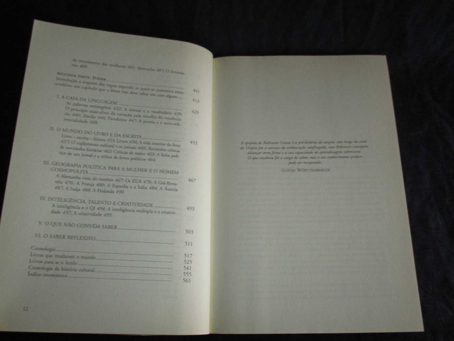 Livro Cultura Tudo o que é preciso saber Dietrich Schwanitz