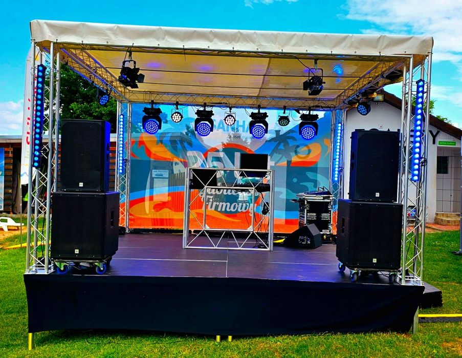 Scena z zadaszeniem 4x4m