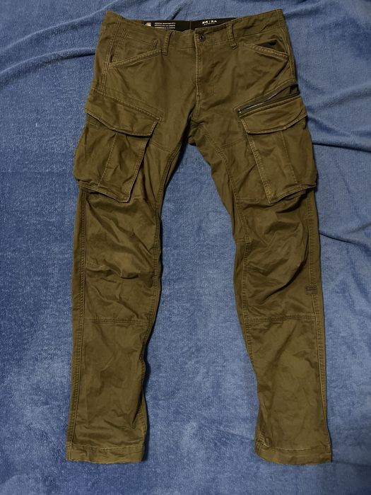 Карго штани G-Star RAW Rovic zip на утяжках мілітарі тактичні