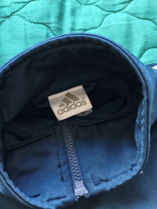 Granatowa bluza kurtka adidas 92