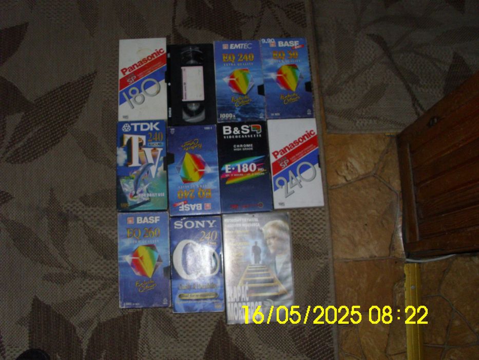 Kasety VHS używane.Kolekcja.