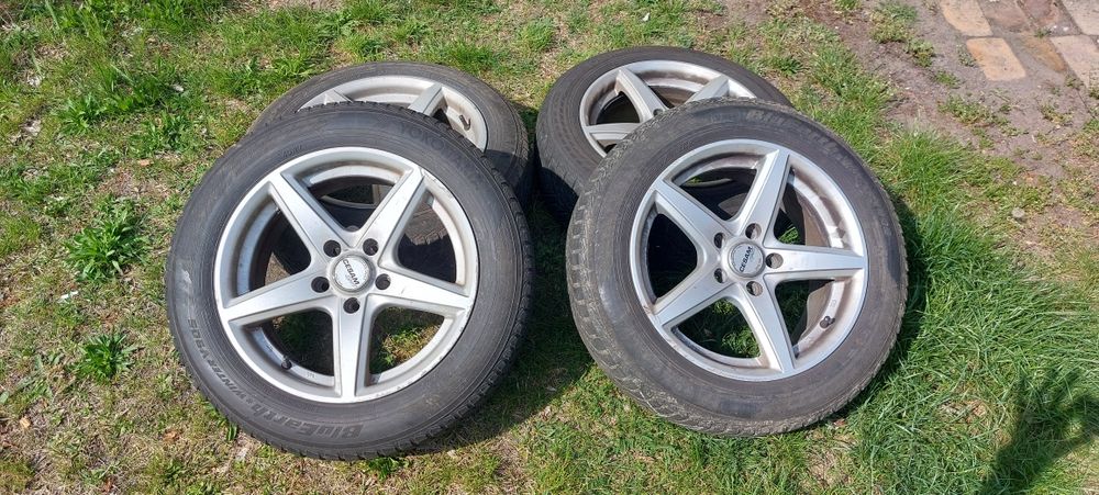 Felgi aluminiowe 16 cali 5x112 + opony zimowe