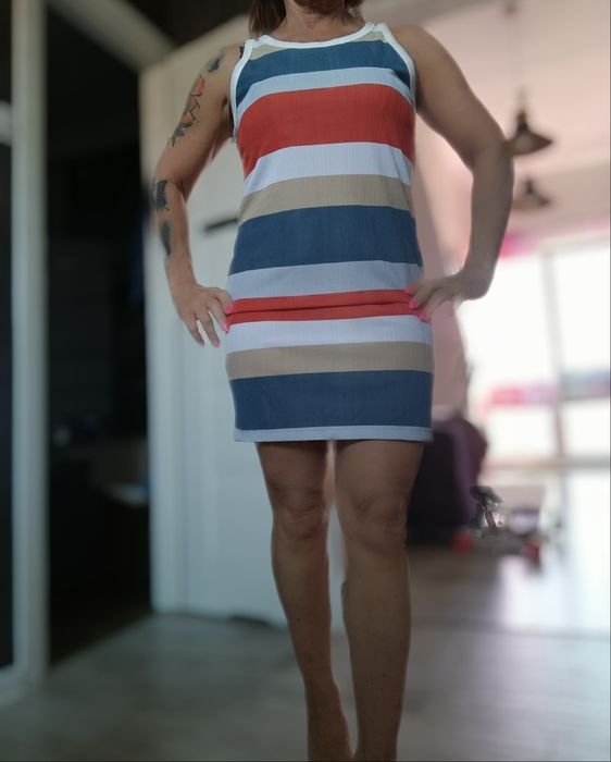 Tunika letnia w paseczki