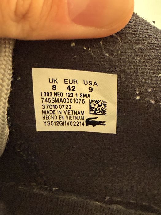 Кросівки Lacoste L003 Neo EU42, US9 Б/У
