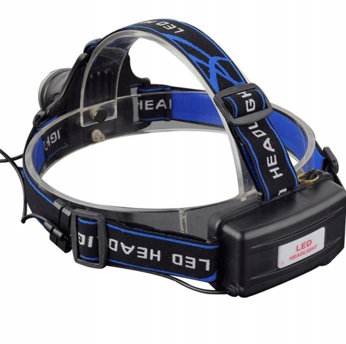 Nowa LATARKA CZOŁOWA LED zoom czołówka lsmpka na głowę
