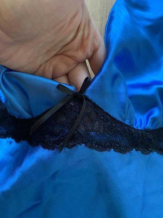 Нічнушка нічна сорочка типу атласна пеньюар типу сатин