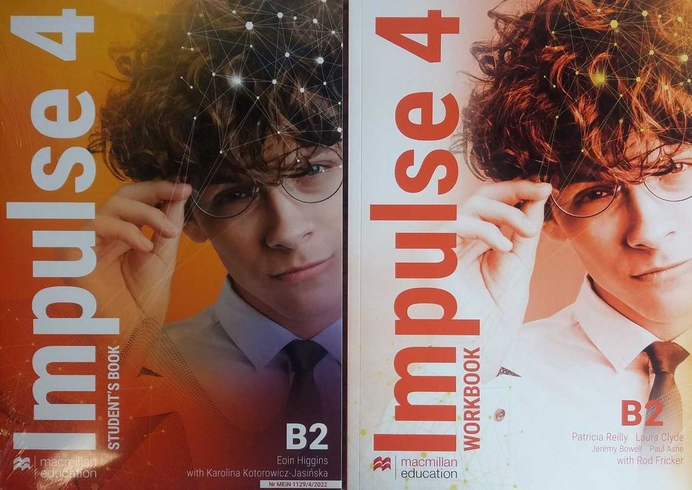 Impulse 4 SB + WB poziom B2 Macmillan - podr. używane