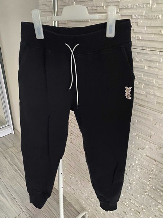 YSL piękny set dres cropp bluza spodnie wysoki stan