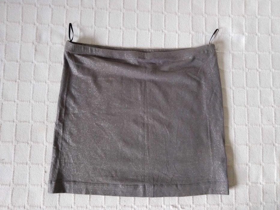 Mini-Saia Prateada Basic H&M M
