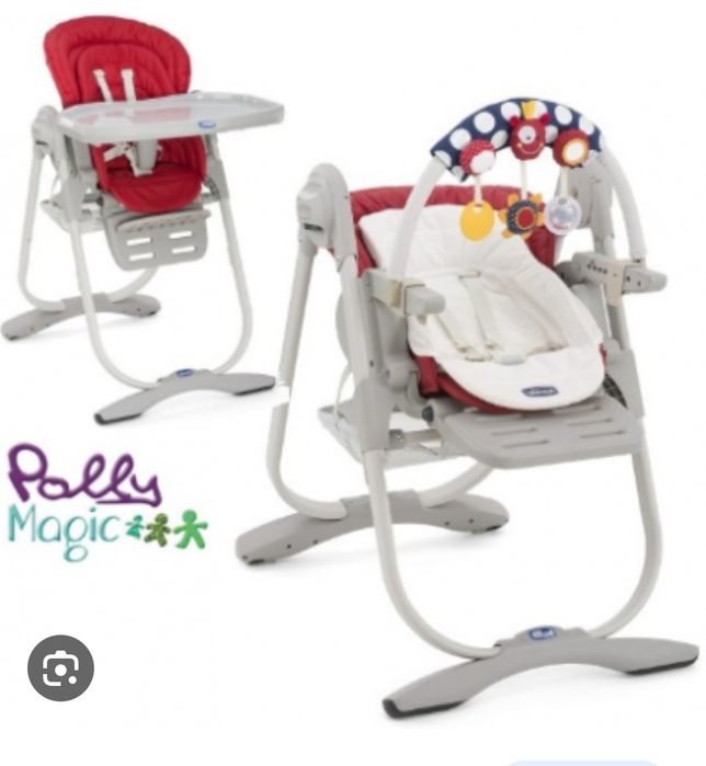 Cadeira de papa  POLLY MAGIC Chicco 0 meses