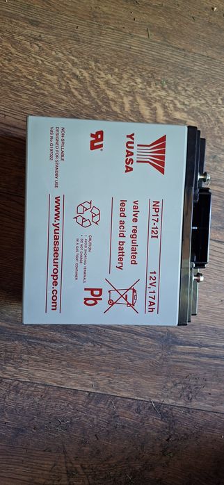 Akumulator żelowy Yuasa  1 sztuki 17AH 12V , SSB 3 sztuk 18Ah,12V