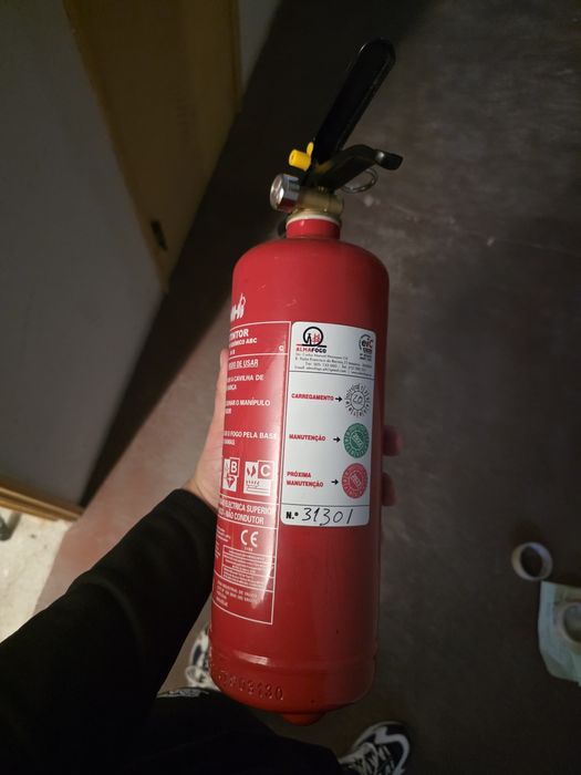 Extintor para Tvde
