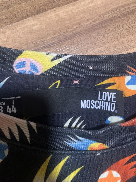 Bluza love mischino cudo piękna atomy komety m