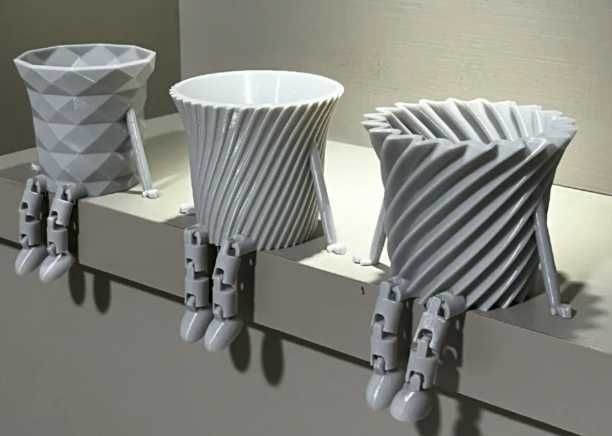 Peças decoração em 3D