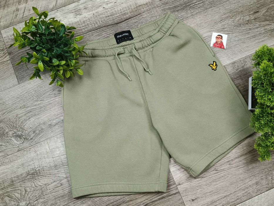 [L] LYLE & SCOTT шорти широкі оригінальні бавовна хакі