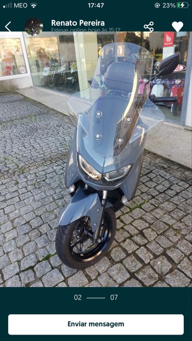 Yamaha - N  Max 125 + Topcase + Capacete