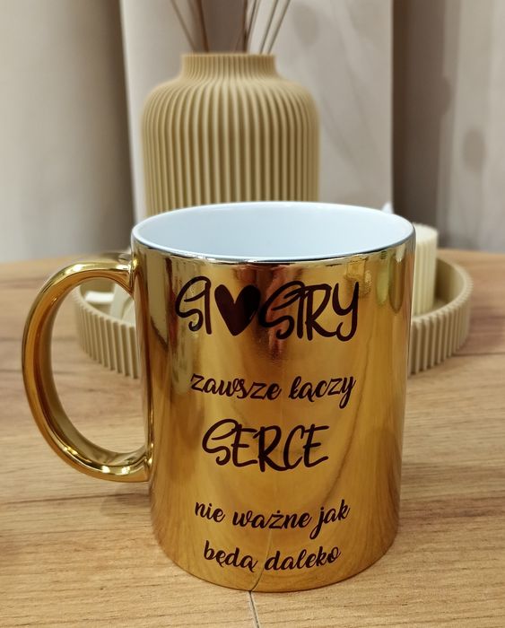 Kubek z nadrukiem dla siostry do kawy