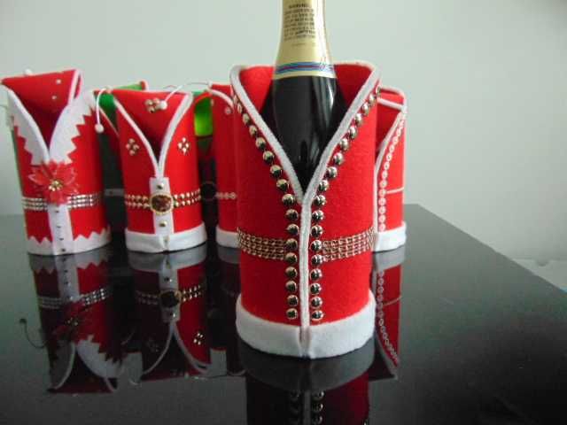 do kolekcji - ozdoba świateczna na butelke - prezent nr 9