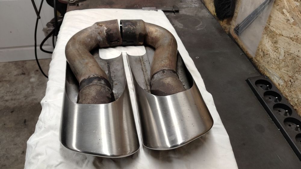 Końcówki układu wydechowego Porsche Cayenne,Audi Q7, VW Touareg