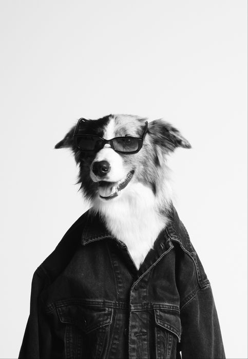 Фотосесія з Бордер Коллі для реклами,дуже розумна собачка