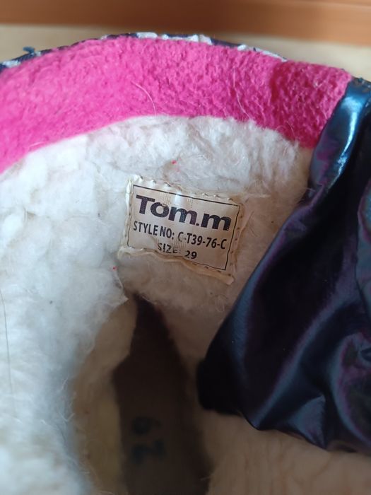 Зимние сапожки для девочки