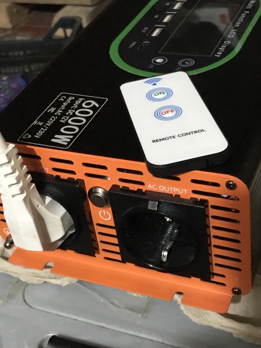 Інвертор Minghaoxin (Datouboss) 2200/6000W 12В чиста синусоїда,: 5