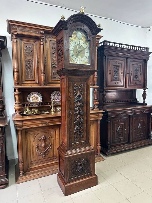 Антикварний підлоговий годинник напольные часы 7542