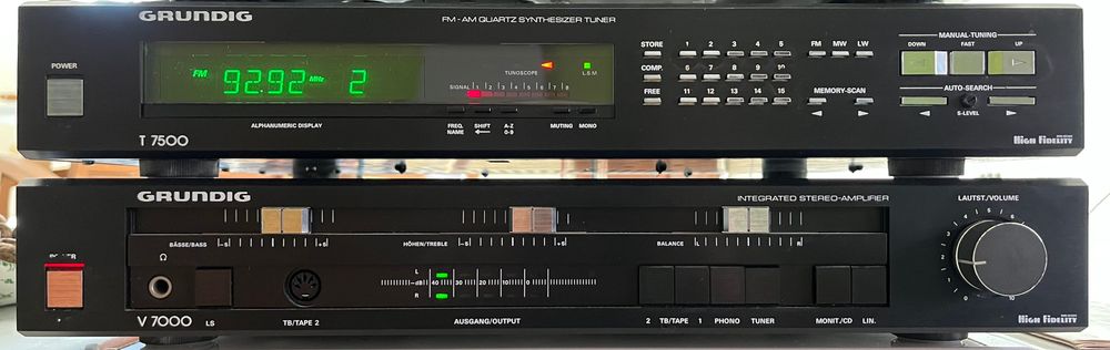 Wzmacniacz radio Grundig V7000 T7500 Głośniki RTO