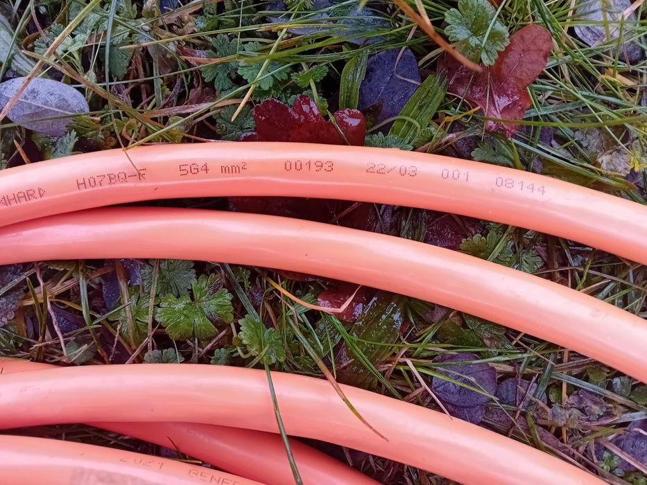 Przedłużacz gruby budowlany  32A H07BQ-F 5G4 mm pomarańczowy 50mb